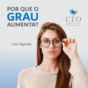 📈 Você sabia que o grau dos óculos pode aumentar por diversos fatores, como esforço visual excessivo, falta de correção adequada, ou até mesmo condições genéticas? Não espere o desconforto aparecer!  👉 Manter suas consultas oftalmológicas em dia é essencial para garantir a saúde dos seus olhos e a qualidade da sua visão.   Agende sua consulta de rotina no CEO - Centro de Excelência em Oftalmologia e cuide bem da sua visão! 👓✨  📲 (37) 3237-4600 📲 (37) 3237-4602 📲 (37) 3237-4605 . #Ceo #CeoOftalmologia #Oftalmologia #parademinas #parademinasmg #saudeocular